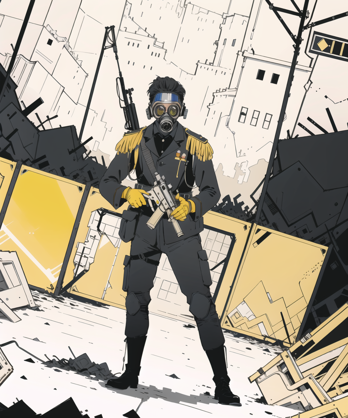 03455-1899337785-masterpiece, best quality, ebstyle, solo, a soldier wearing a military uniform and (gas mask) manning the barricade aiming a rif.png